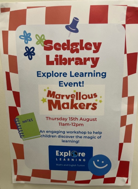 Sedgley Library - Explore Learning